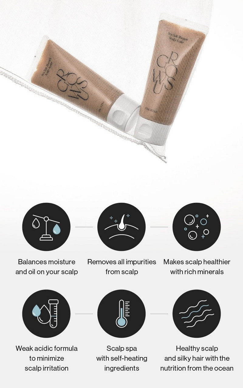 GROWUS Sea Salt Therapy Scalp Scaler 120g
