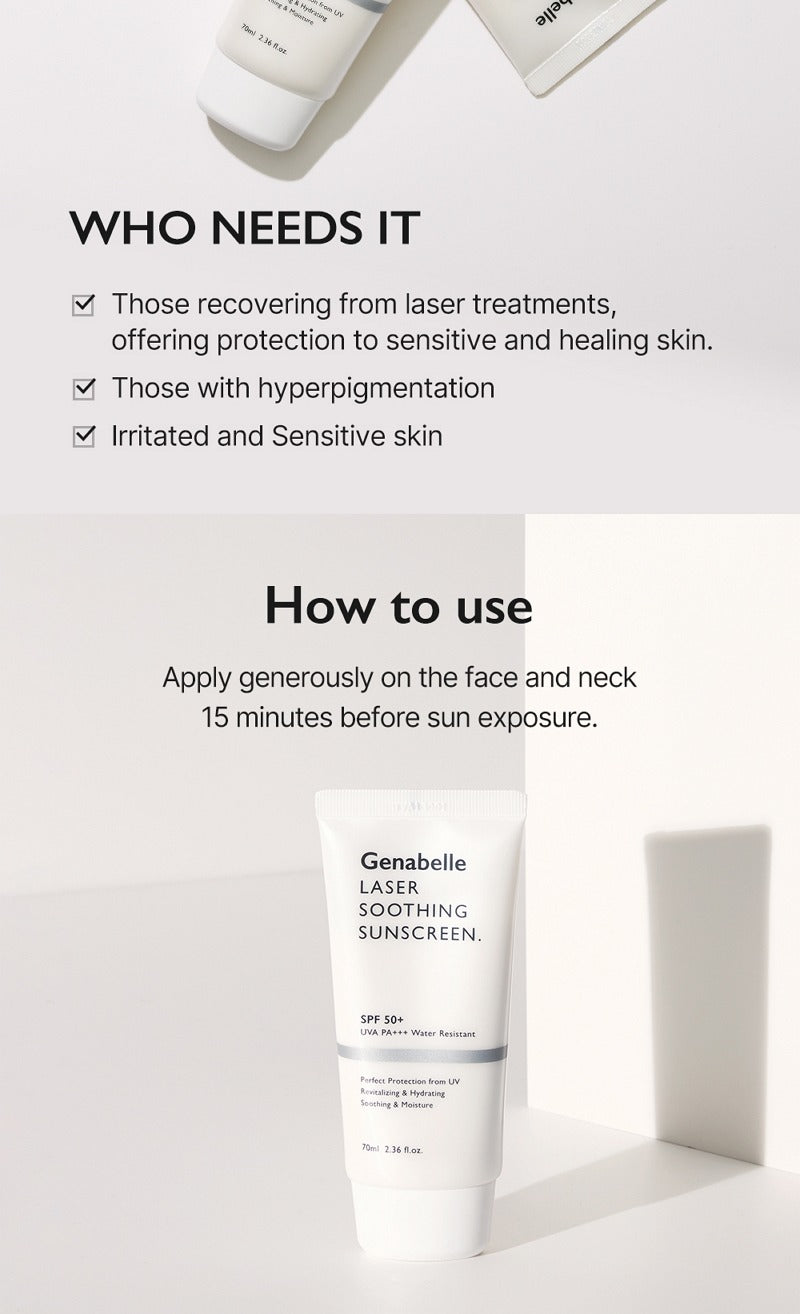 Genabelle Laser Soothing Sunscreen 70ml
