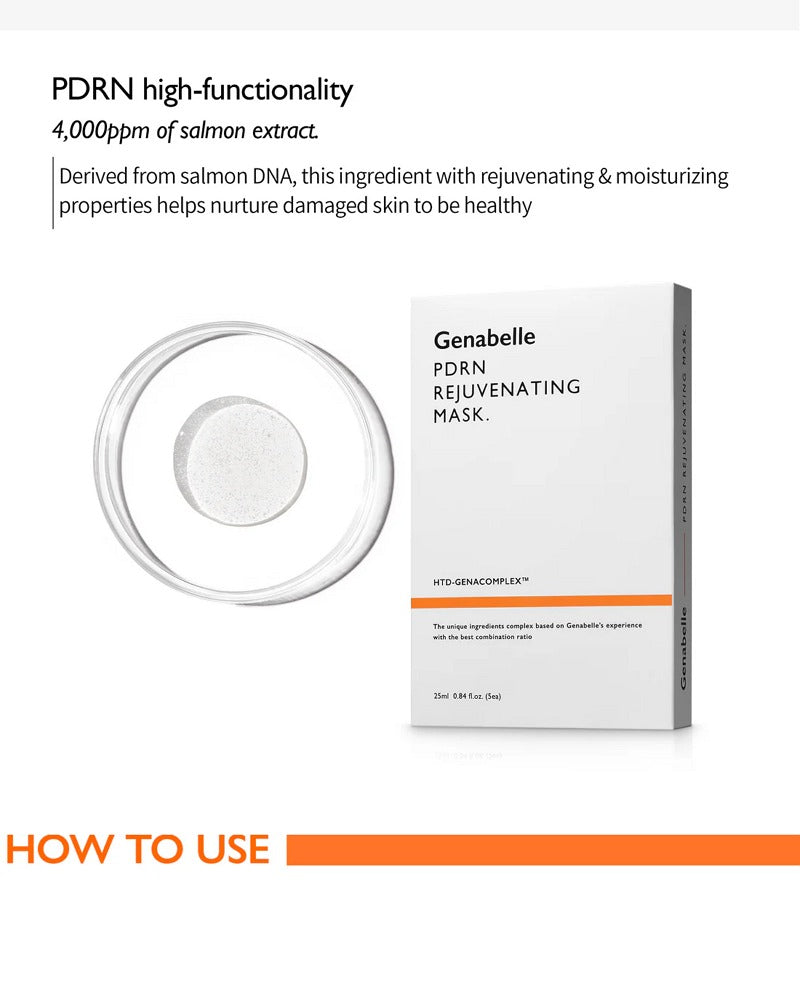Genabelle PDRN Rejuvenating Mask (5-Pack)