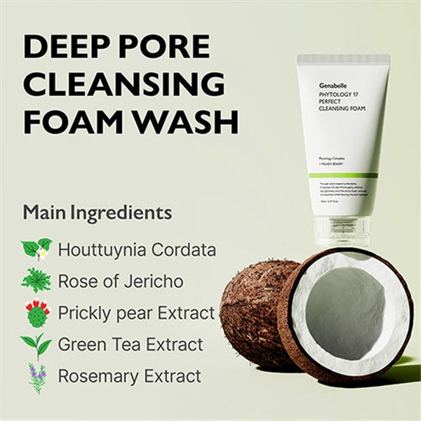 Genabelle Phytology 17 Perfect Cleansing Foam 150ml