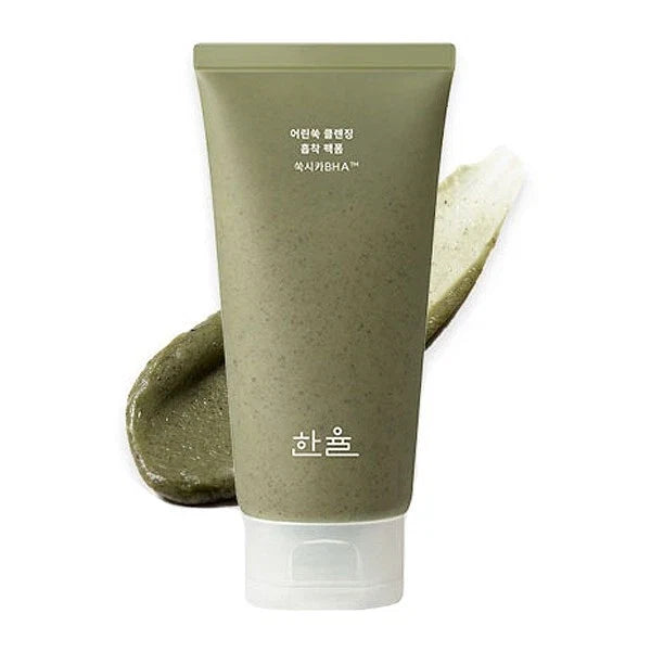 HANYUL Pure Artemisia Deep Clarifying Mask to Foam Cleanser 120ml