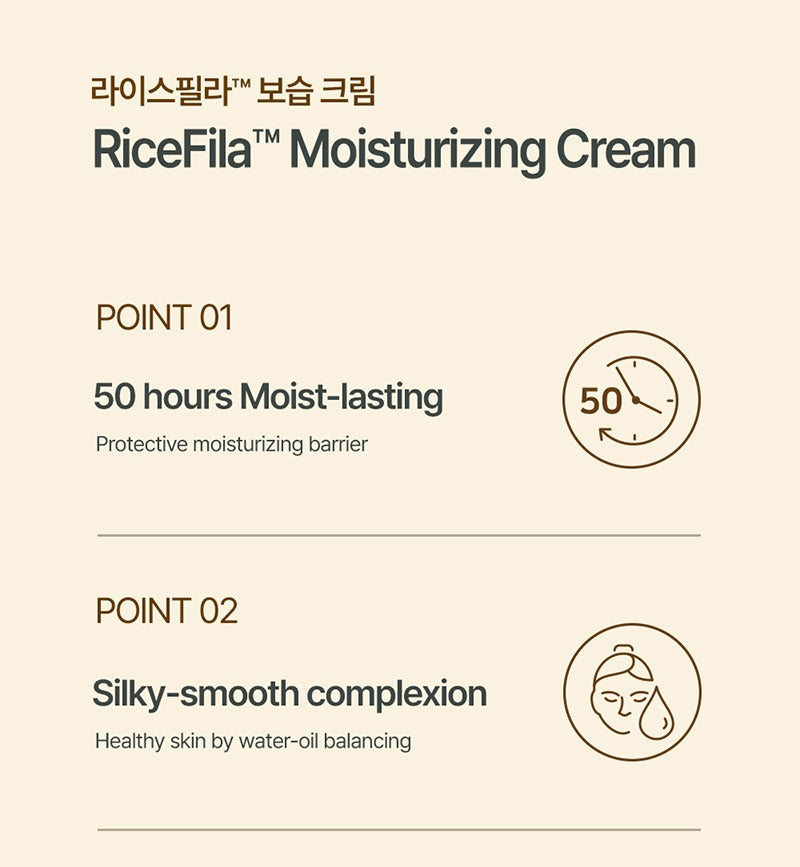HAYEJIN RiceFila™ Moisturizing Cream 50ml