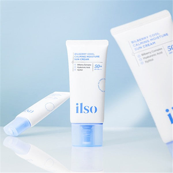 ILSO Bilberry Cool Calming Moisture Sun Cream SPF50+ PA++++ 50ml