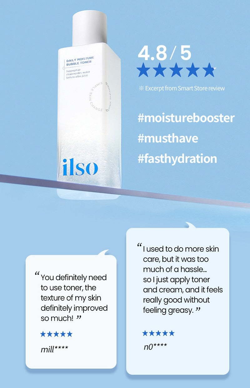 ILSO Daily Moisture Bubble Toner 150ml