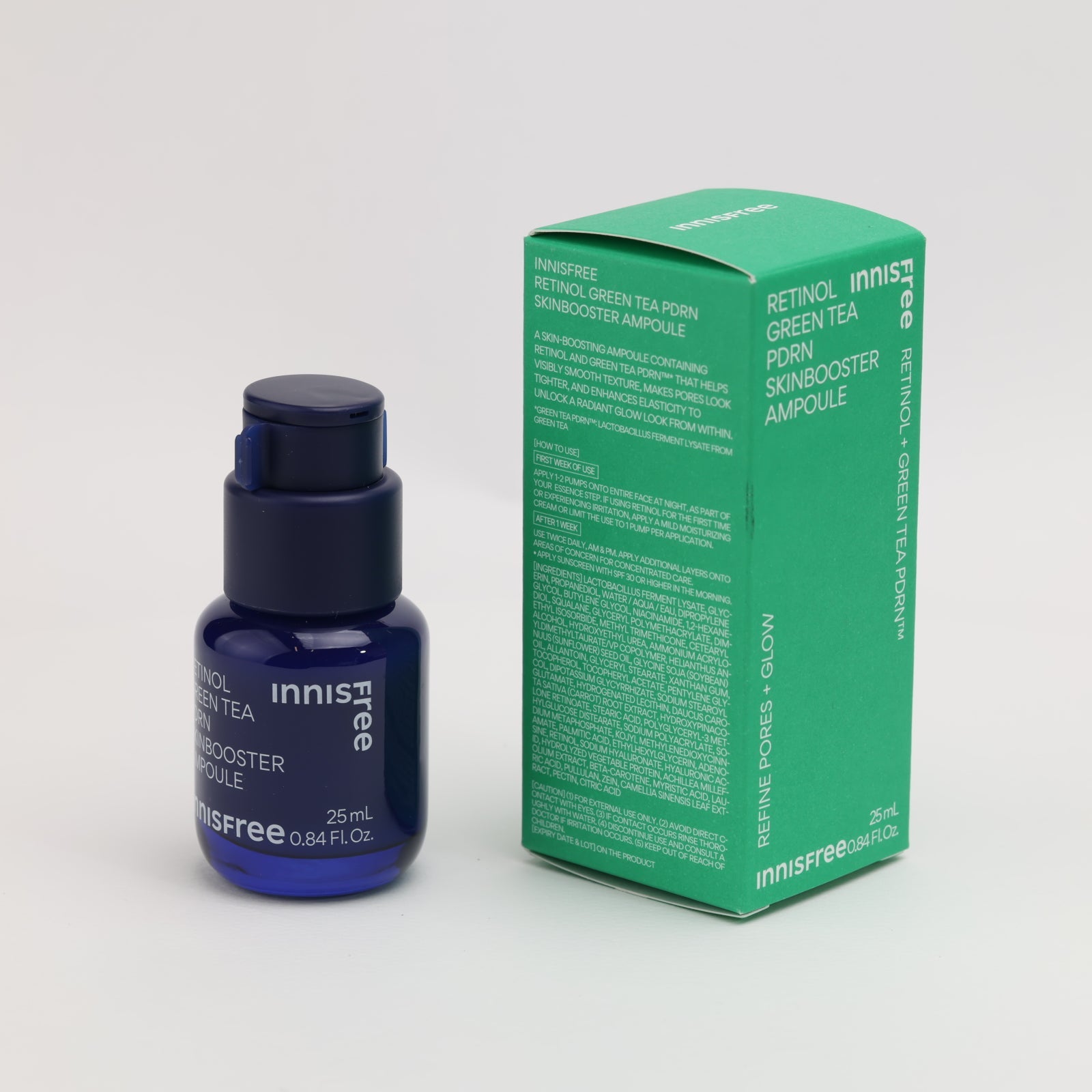 INNISFREE Retinol Green Tea PDRN Skin Booster Ampoule 25ml