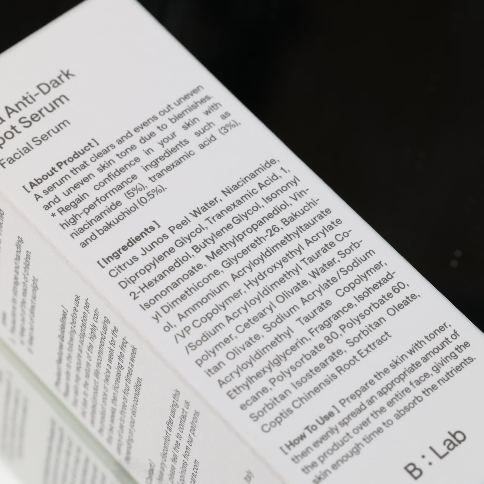 B:Lab Yuja Anti-Dark Spot Serum 30ml
