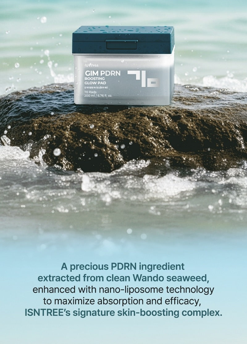 Isntree Gim PDRN Boosting Glow Pad 200ml