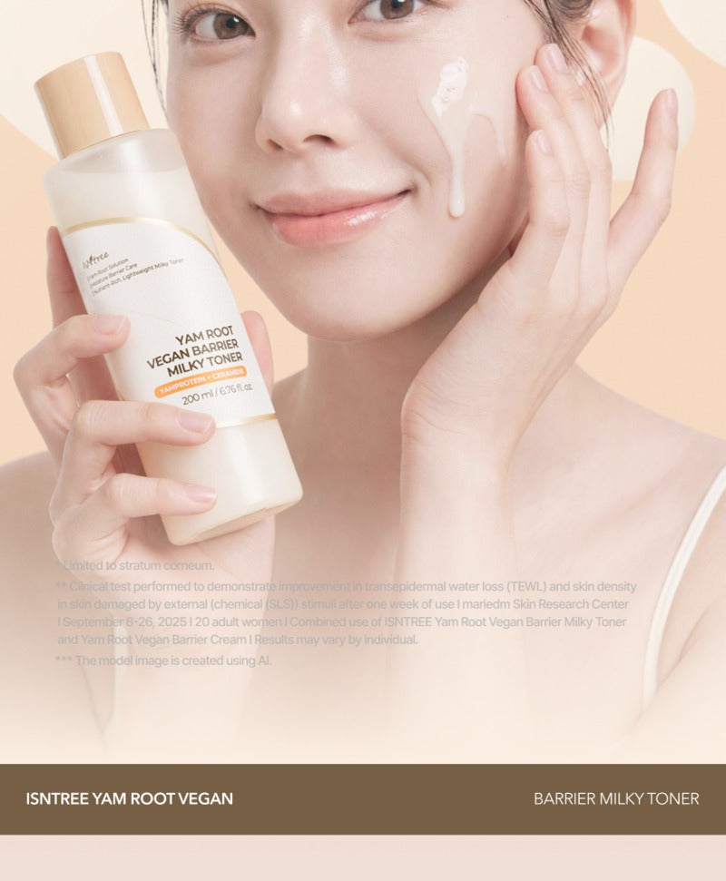 Isntree Yam Root Vegan Barrier Milky Toner 200ml