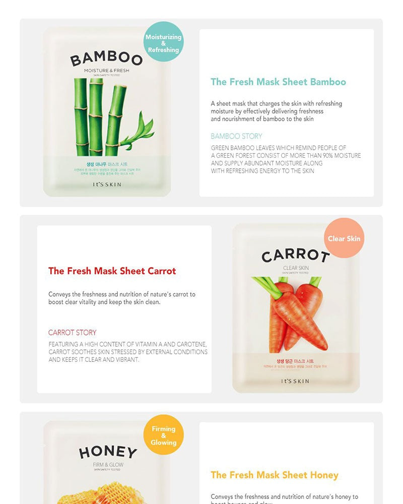 It's Skin The Fresh Mask Sheet (5-Pack)