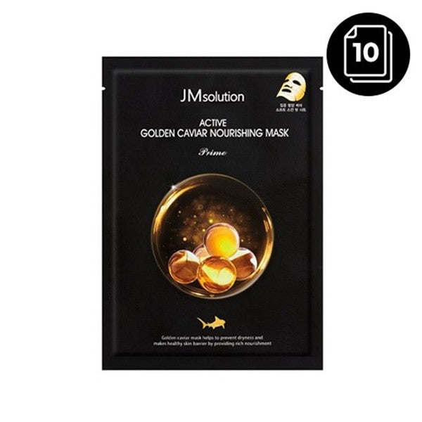 JMsolution Active Golden Caviar Nourishing Mask (10 Sheets)