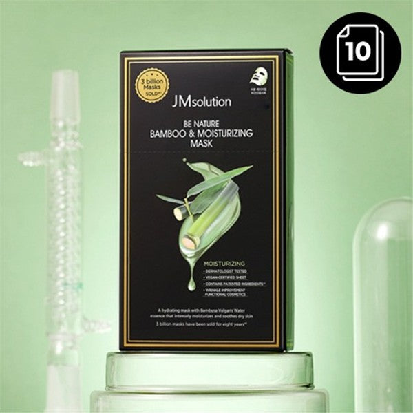 JMsolution Be Nature Bamboo & Moisturizing Mask (10 Sheets)