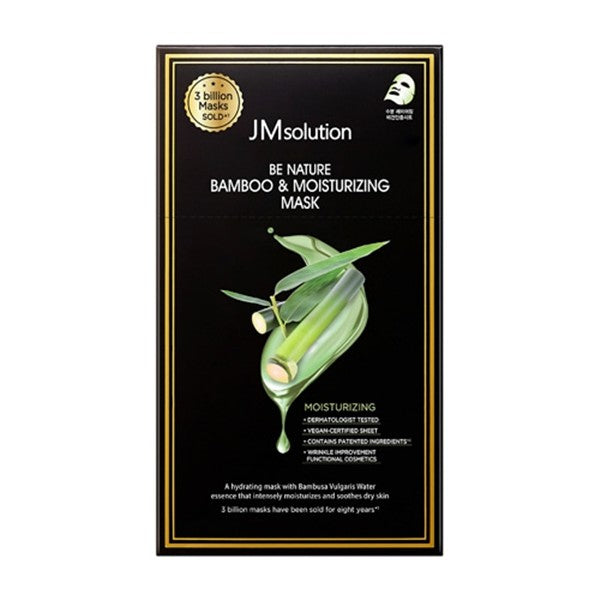 JMsolution Be Nature Bamboo & Moisturizing Mask (10 Sheets)