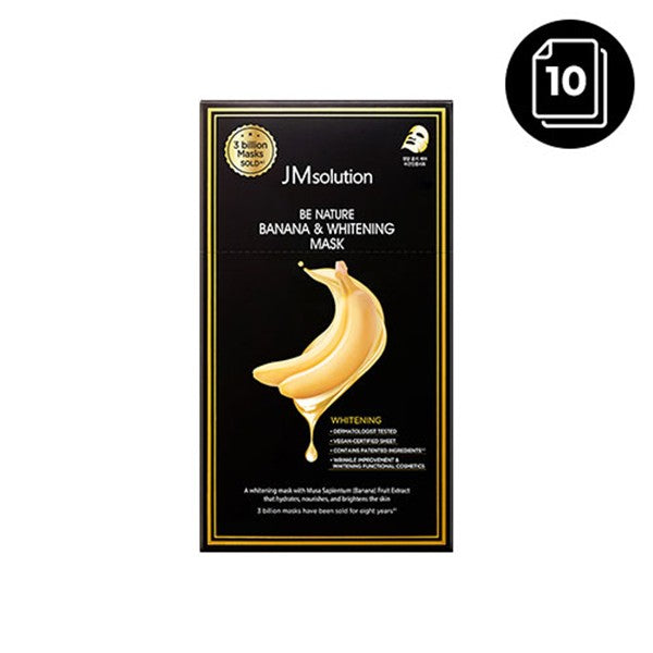 JMsolution Be Nature Banana & Whitening Mask — 10 Sheets