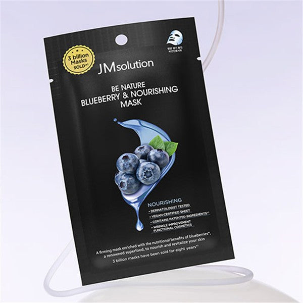 JMsolution Be Nature Blueberry & Nourishing Mask 10 sheets