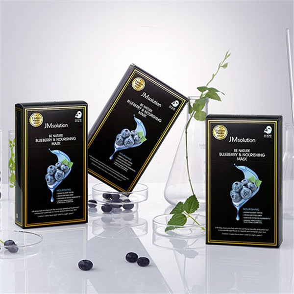 JMsolution Be Nature Blueberry & Nourishing Mask 10 sheets
