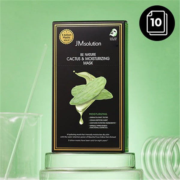 JMsolution Be Nature Cactus & Moisturizing Mask — 10 Sheets