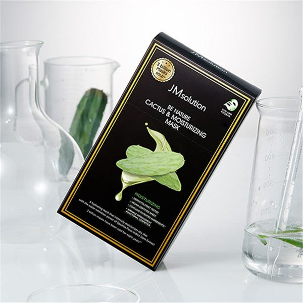 JMsolution Be Nature Cactus & Moisturizing Mask — 10 Sheets