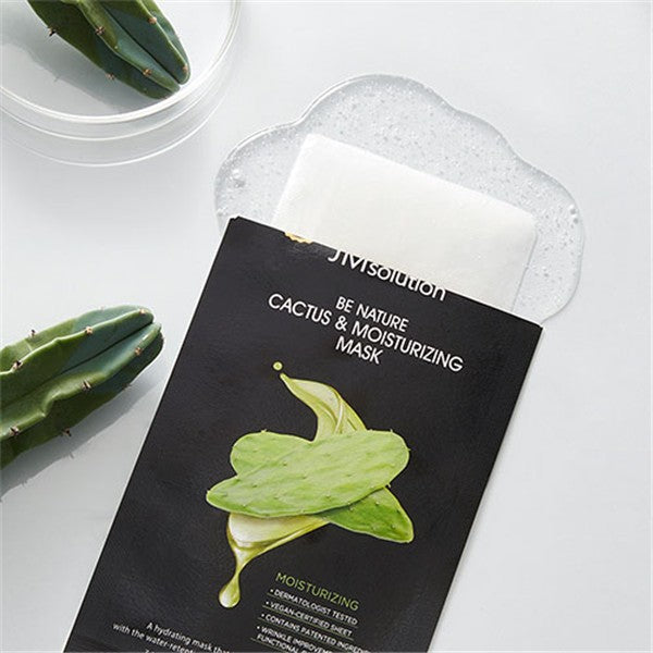 JMsolution Be Nature Cactus & Moisturizing Mask — 10 Sheets