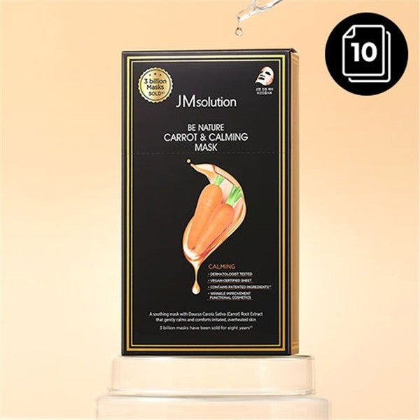 JMsolution Be Nature Carrot & Calming Mask (10 Sheets)