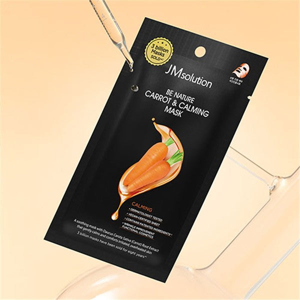 JMsolution Be Nature Carrot & Calming Mask (10 Sheets)