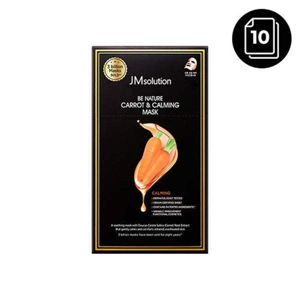 JMsolution Be Nature Carrot & Calming Mask (10 Sheets)