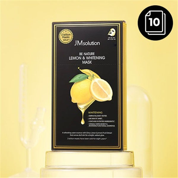 JMsolution Be Nature Lemon & Whitening Mask (10 Sheets)