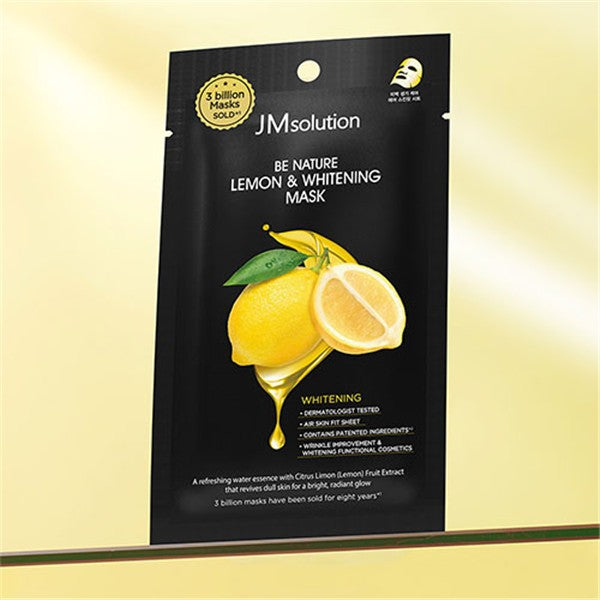 JMsolution Be Nature Lemon & Whitening Mask (10 Sheets)