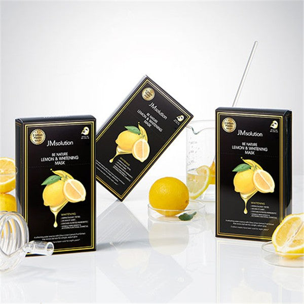 JMsolution Be Nature Lemon & Whitening Mask (10 Sheets)