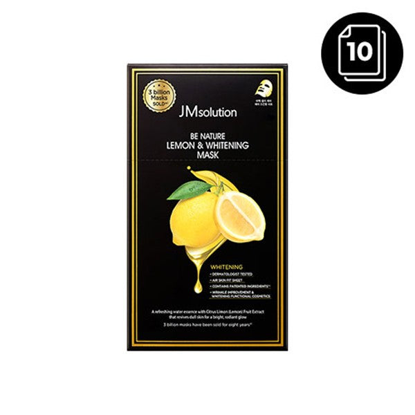 JMsolution Be Nature Lemon & Whitening Mask (10 Sheets)