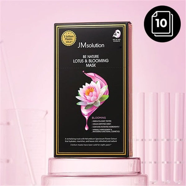 JMsolution Be Nature Lotus & Blooming Mask 10 sheets