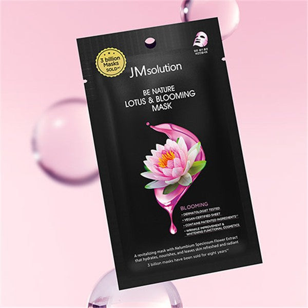 JMsolution Be Nature Lotus & Blooming Mask 10 sheets