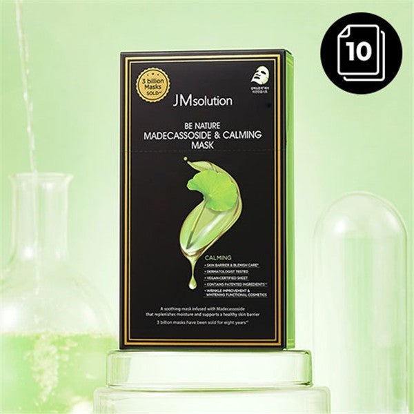 JMsolution Be Nature Madecassoside & Calming Mask (10 Sheets)