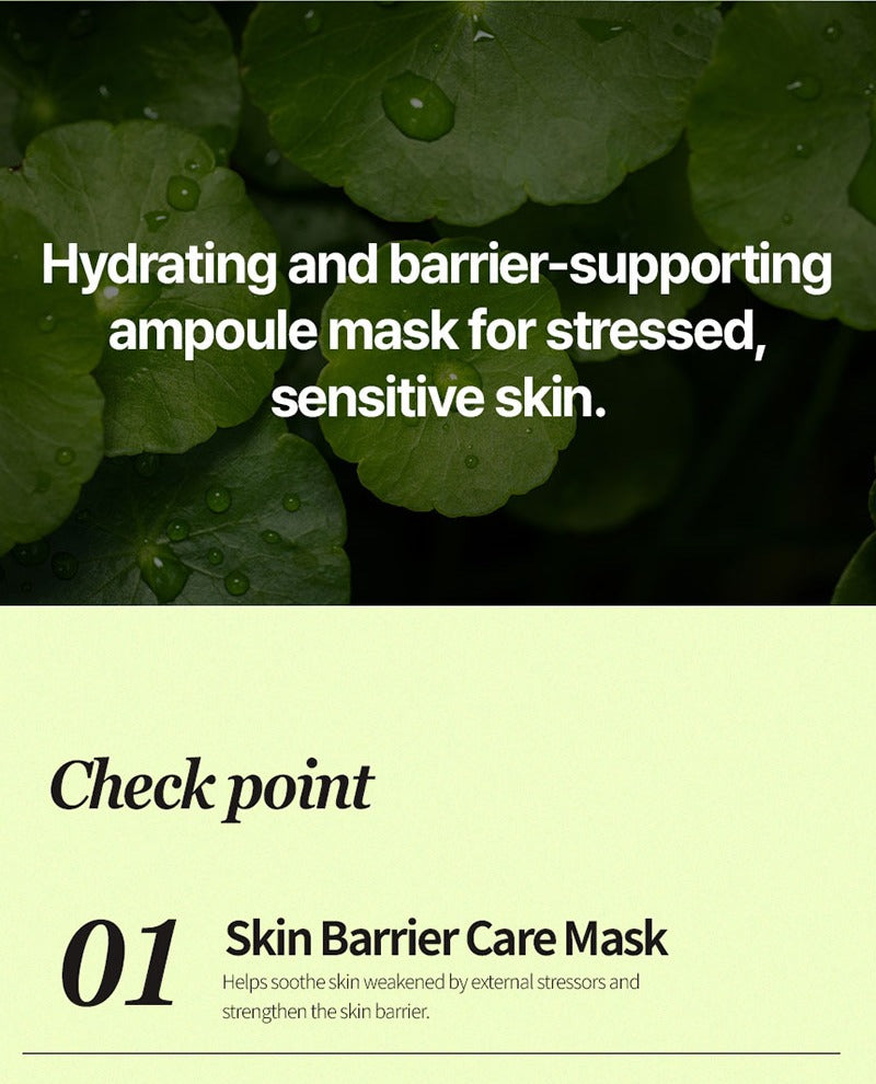 JMsolution Be Nature Madecassoside & Calming Mask (10 Sheets)