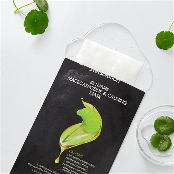 JMsolution Be Nature Madecassoside & Calming Mask (10 Sheets)