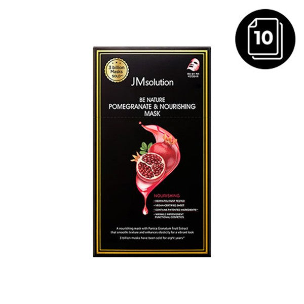 JMsolution Be Nature Pomegranate & Nourishing Mask 10 sheets