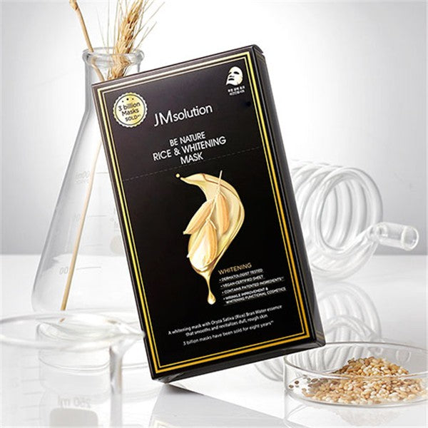JMsolution Be Nature Rice & Whitening Mask 10 sheets