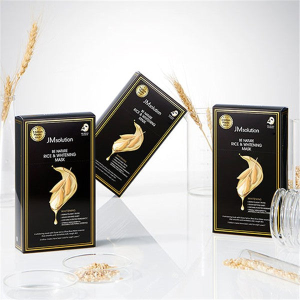 JMsolution Be Nature Rice & Whitening Mask 10 sheets