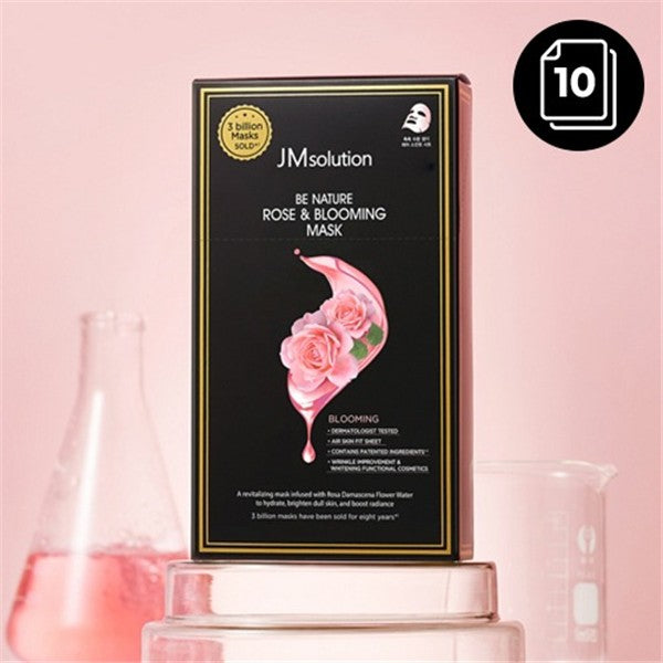JMsolution Be Nature Rose & Blooming Mask 10 sheets