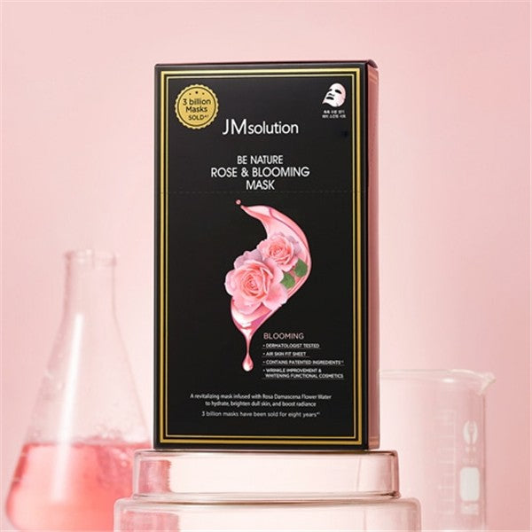 JMsolution Be Nature Rose & Blooming Mask 10 sheets