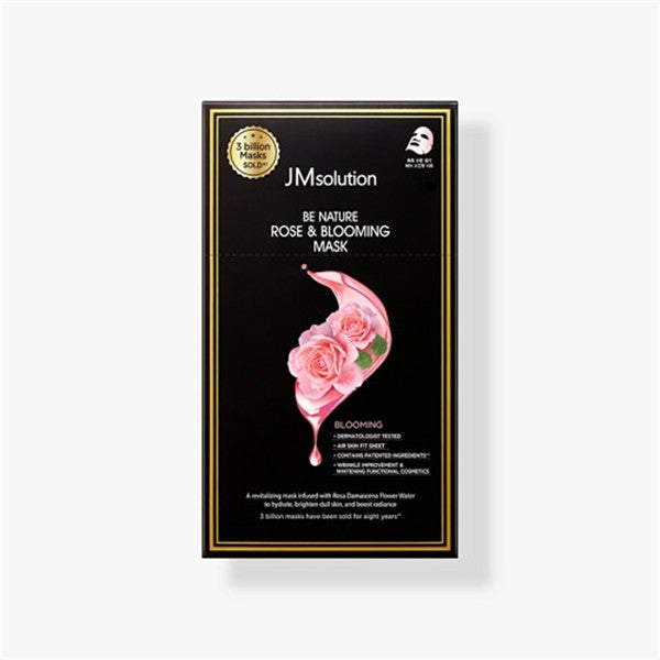 JMsolution Be Nature Rose & Blooming Mask 10 sheets
