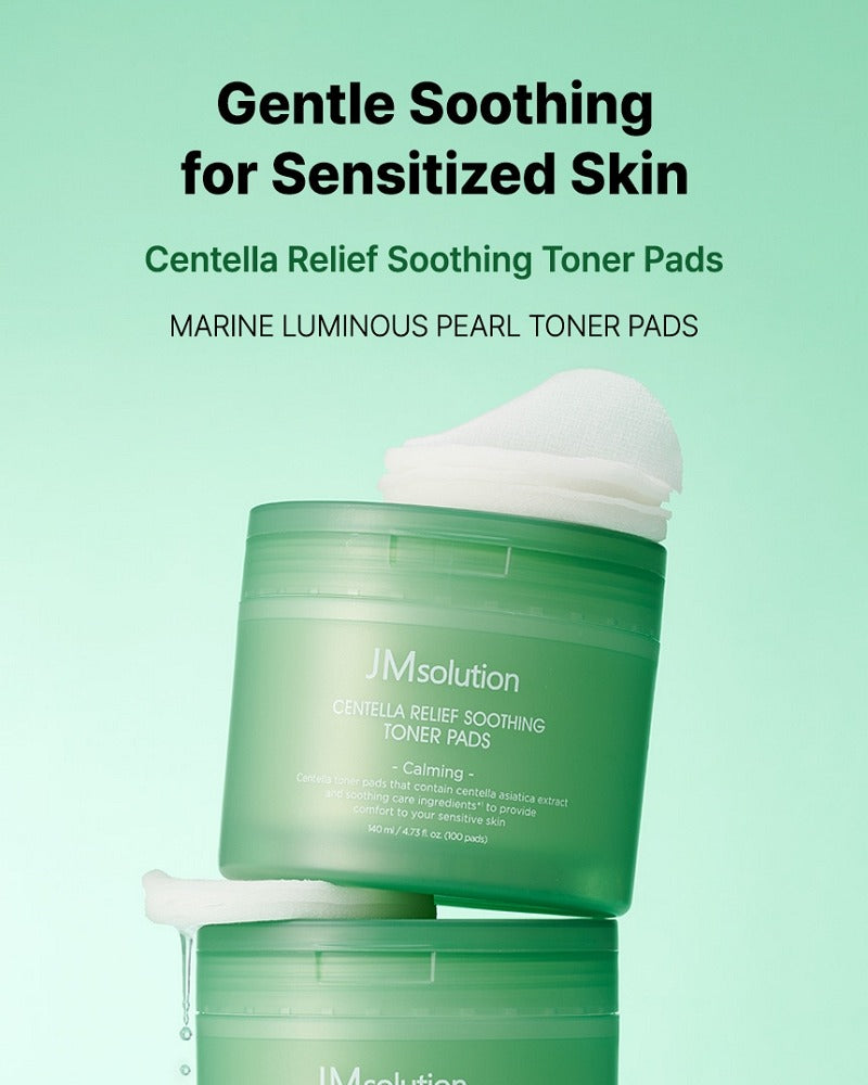 JMsolution Centella Relief Soothing Toner Pads 140ml