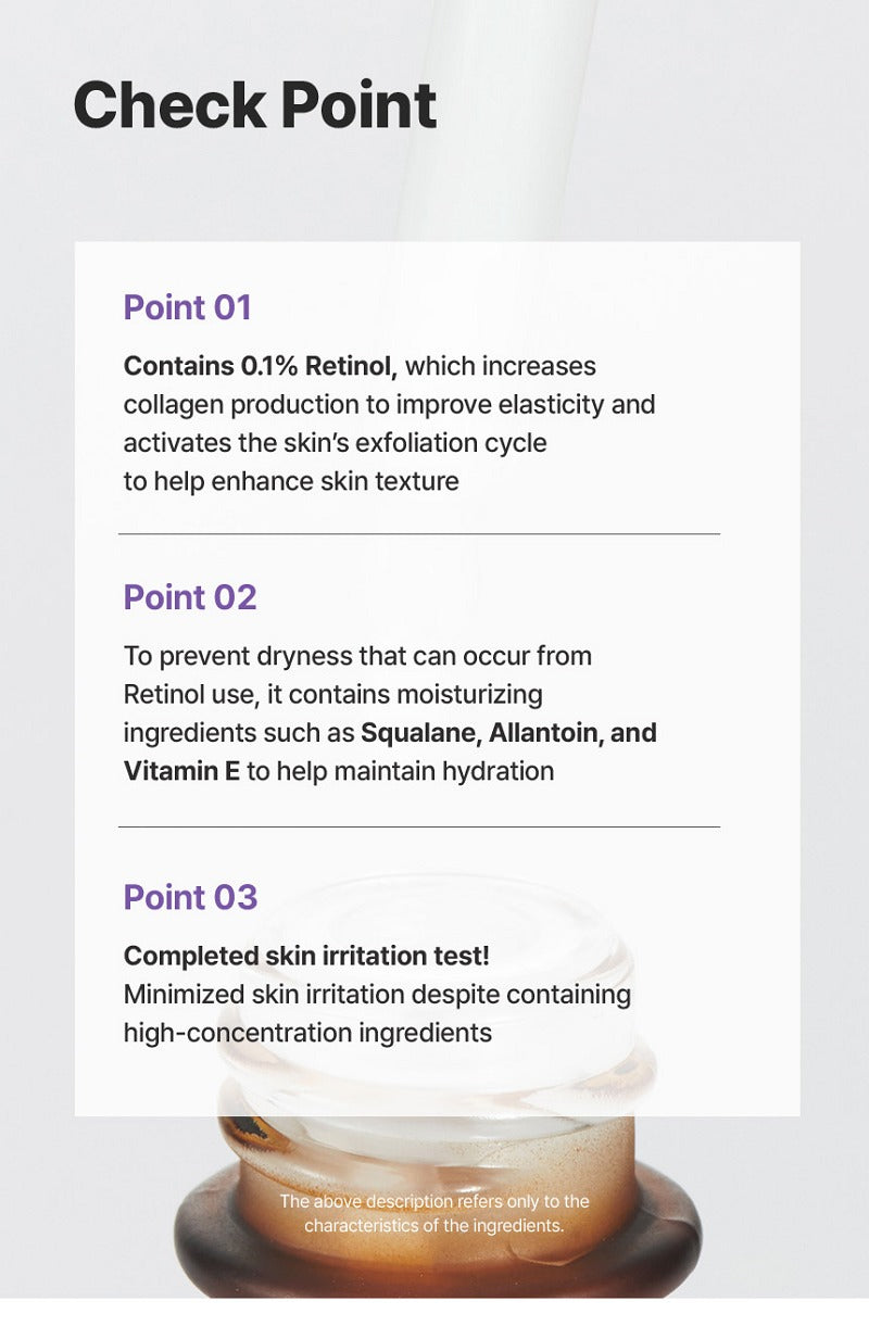 JMsolution Skin Boost Retinol 0.1 Serum 1.0 30ml