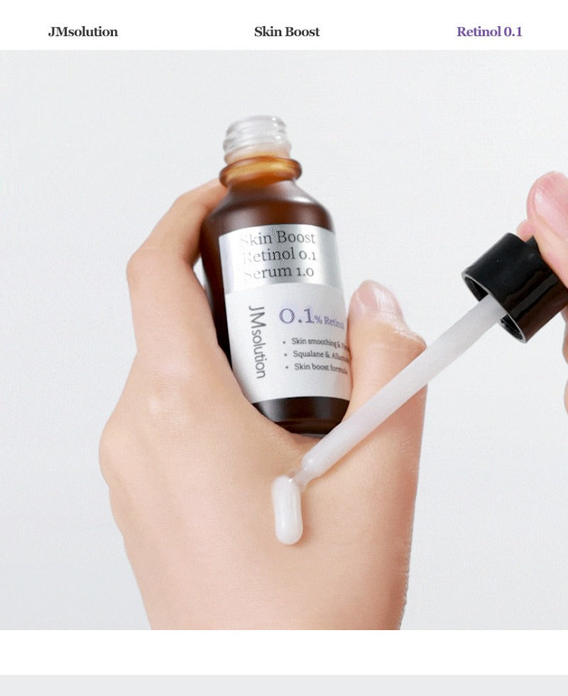 JMsolution Skin Boost Retinol 0.1 Serum 1.0 30ml