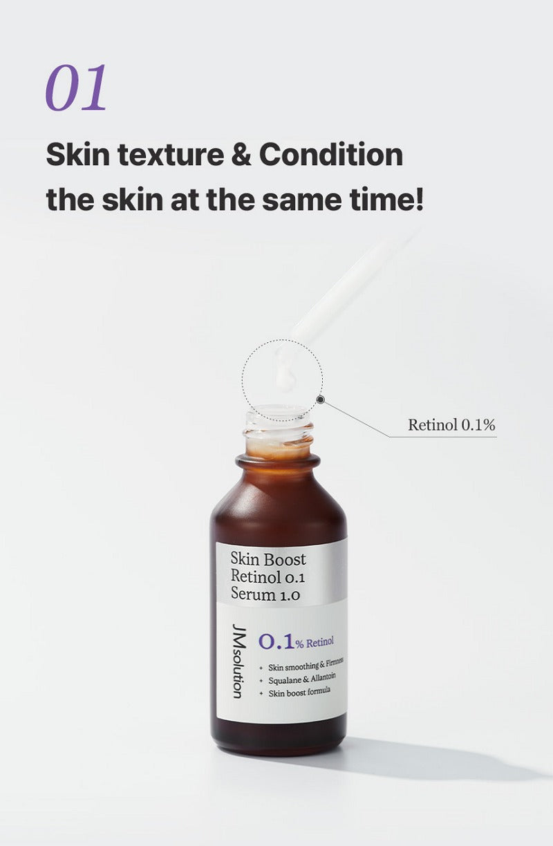 JMsolution Skin Boost Retinol 0.1 Serum 1.0 30ml