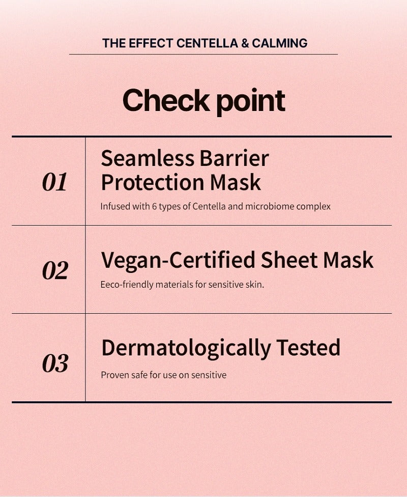JMsolution The Effect Centella & Calming Mask 10 masks