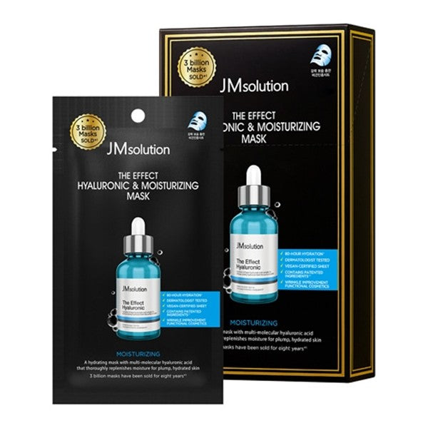 JMsolution The Effect Hyaluronic & Moisturizing Mask 10 masks