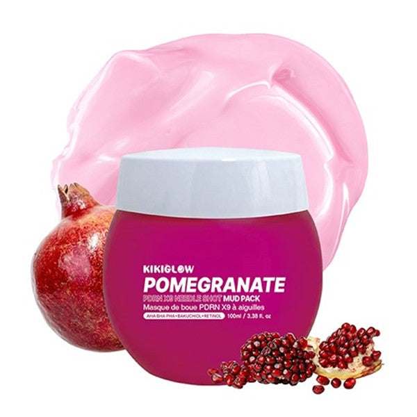 KIKIGLOW Pomegranate PDRN X9 Needle Shot Mud Pack 100ml