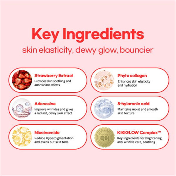 KIKIGLOW Strawberry SOS Intensive Anti-Aging Cream 55ml