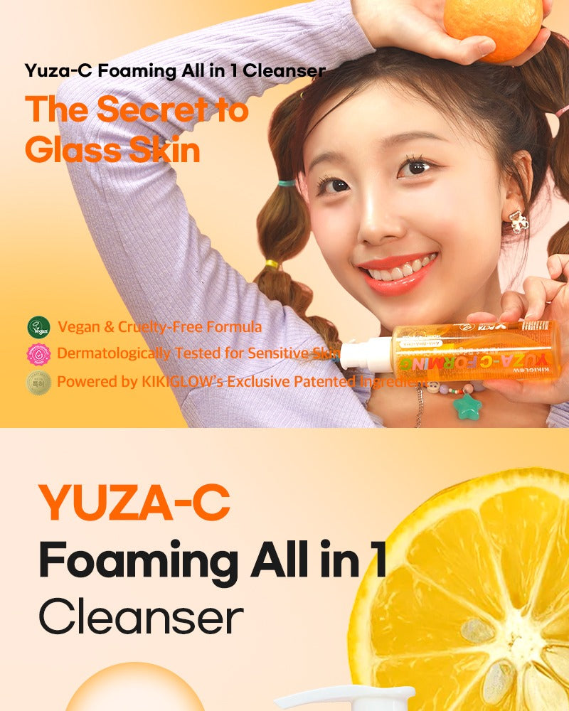 KIKIGLOW YUZA-C Forming All-in-1 Brightening Cleanser 140ml