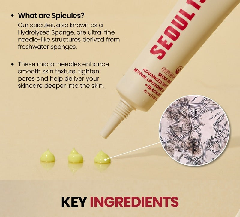 KSECRET Seoul 1988 Advanced Shot: Retinal Liposome 12% + Black Rice 15ml